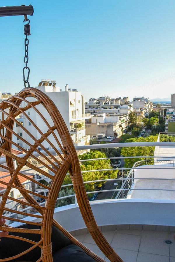 Ferienwohnung Boutique Penthouse Next To Stavros Niarchos Foundation Athen Exterior foto