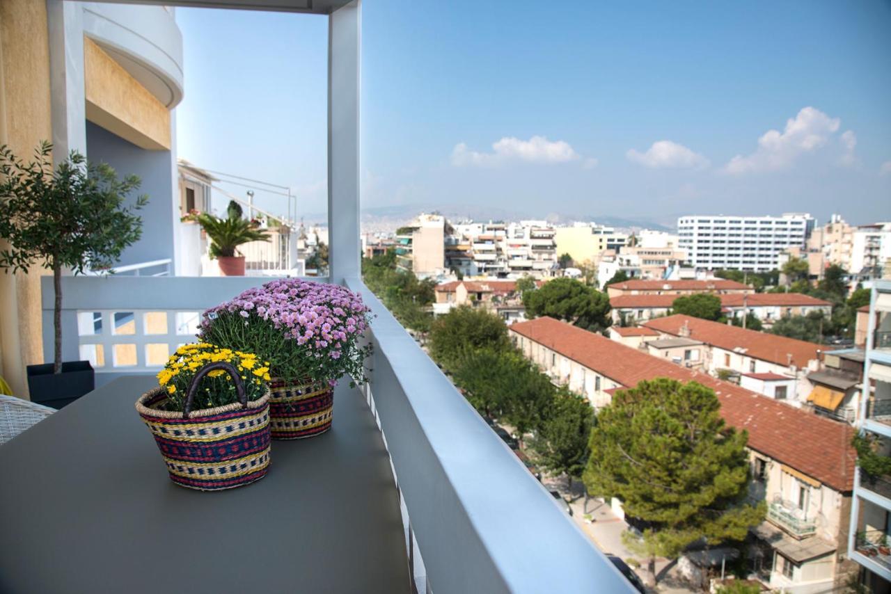 Ferienwohnung Boutique Penthouse Next To Stavros Niarchos Foundation Athen Exterior foto