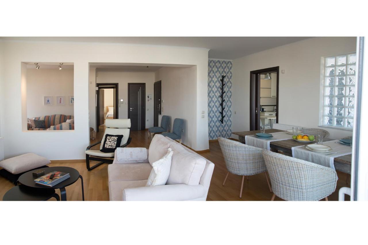 Ferienwohnung Boutique Penthouse Next To Stavros Niarchos Foundation Athen Exterior foto